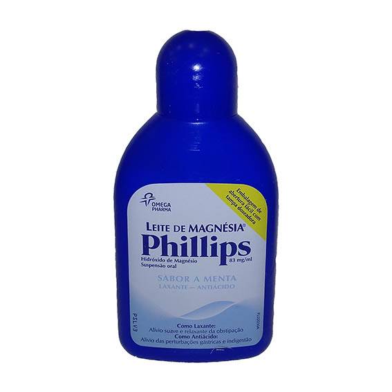 Leite Magnesia Phillips, 83 mg/mL-200mL x 1 susp oral mL