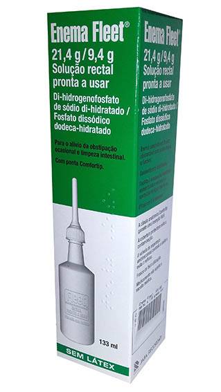 Cleenema (118mL), 181/80 mg/mL x 1 enema sol frasco