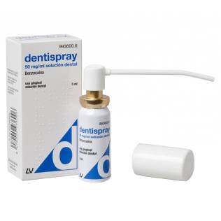 Dentispray, 50 mg/mL-5 mL x 1 sol geng