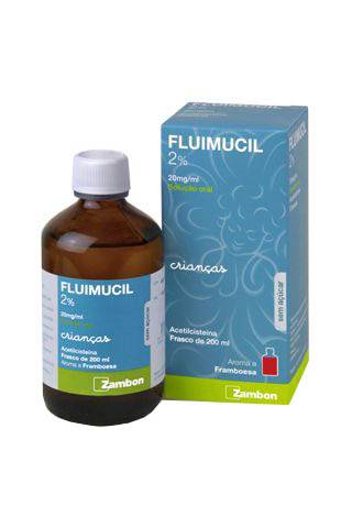 Fluimucil 2%, 20 mg/mL-200 mL x 1 sol oral mL