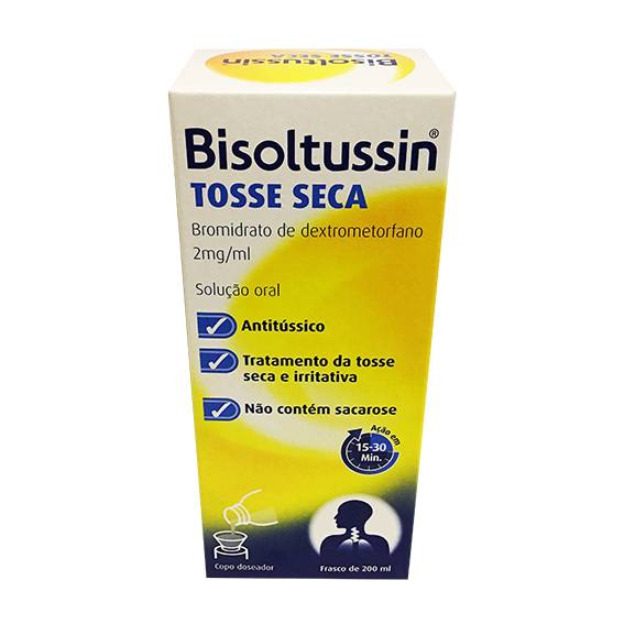 Bisoltussin Tosse Seca, 2 mg/mL-200 mL x 1 sol oral mL
