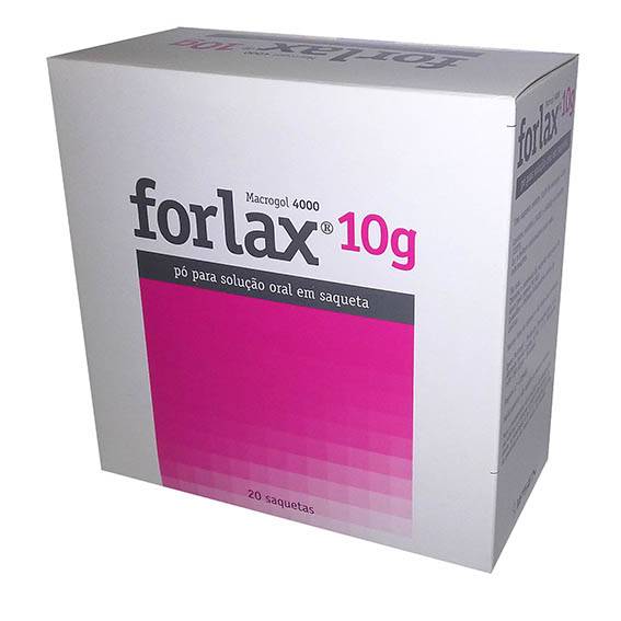 Forlax, 10 g x 20 pó sol oral saq