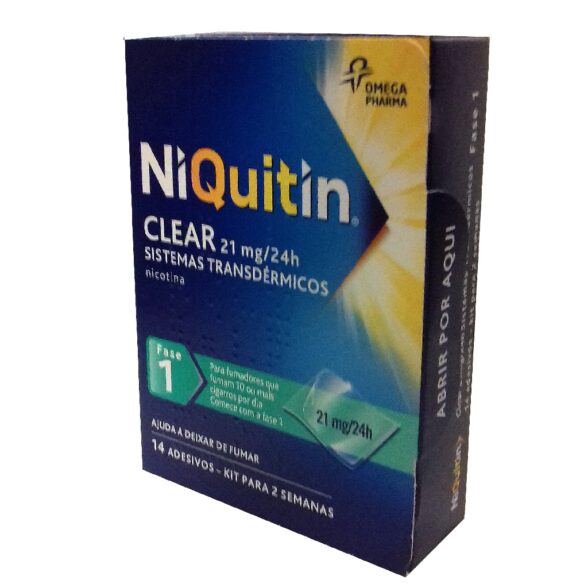 Niquitin Clear, 21 mg/24 h x 14 sist transder
