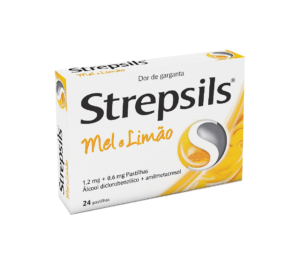 Strepsils Mel e limão, 1,2/0,6 mg x 24 pst