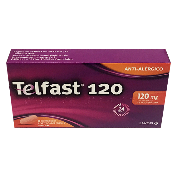 Telfast 120, 120 mg x 10 comp rev