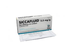 Siccafluid, 2,5 mg/g-0,5 g x 60 gel oft gta