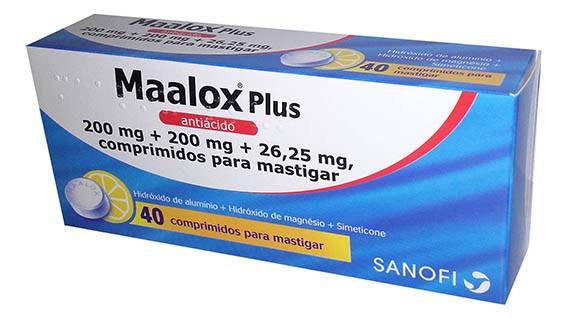 Maalox Plus, 200/200/26,25mg x 40 comp mast