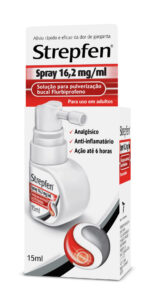 Strepfen Spray, 16,2 mg/mL-15mL x 1 sol pulv bucal