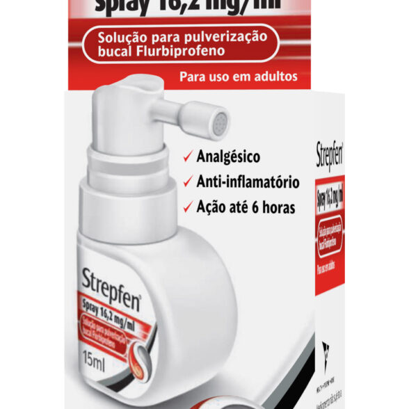 Strepfen Spray, 16,2 mg/mL-15mL x 1 sol pulv bucal