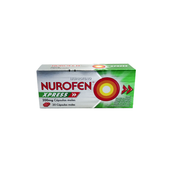 Nurofen Xpress, 200 mg x 20 cáps mole