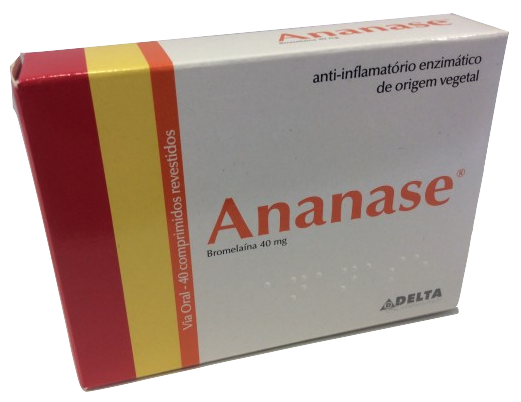 Ananase, 40 mg x 40 comp rev