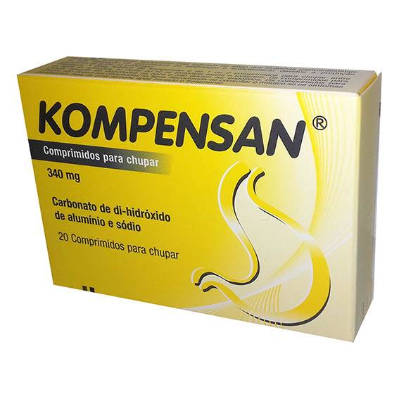 Kompensan, 340 mg x 20 comp mast