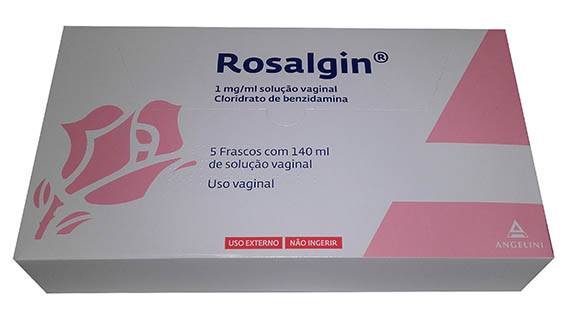 Rosalgin, 1 mg/mL-140 mL x 5 sol vag irrig