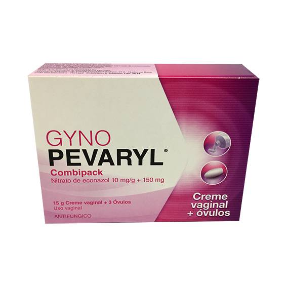Gyno-Pevaryl Combipack (15g), 10mg/g + 150mg x 1 creme bisnaga + óvulo