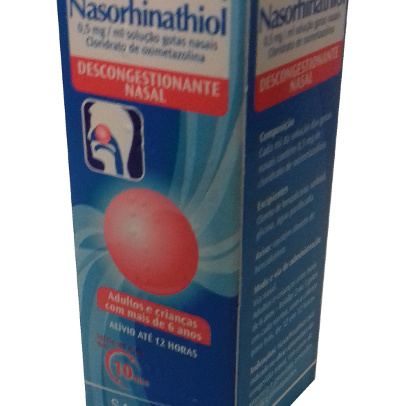 Nasorhinathiol, 0,5 mg/mL-15 mL x 1 sol nasal conta-gotas