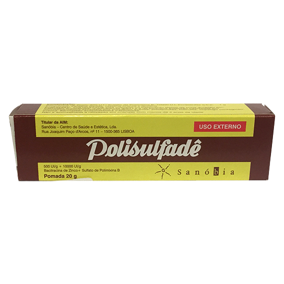 Polisulfadê (20 g), 500/10000 UI/g x 1 pda