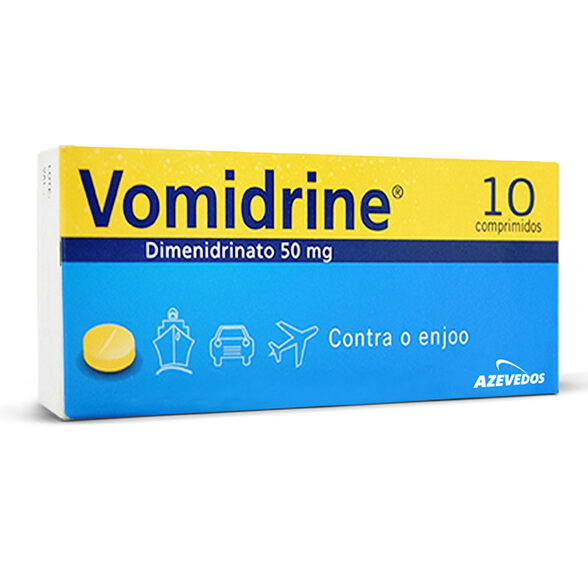 Vomidrine, 50 mg x 10 comp