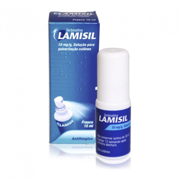 Lamisil, 10 mg/g-15 mL x 1 sol pulv cut