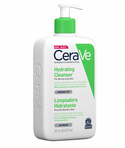 Cerave Cleanser Hydrating Limpeza Facial 473ml