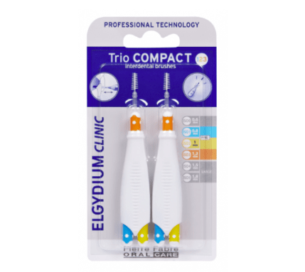 Escovilhão Elgydium Clinic Trio Compact Espaços Estreitos Mistos x2