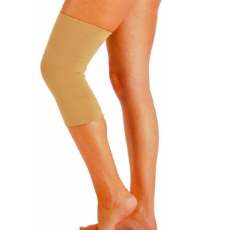 Joelheira Elástica Peeth N370 Bege Tamanho 4 L