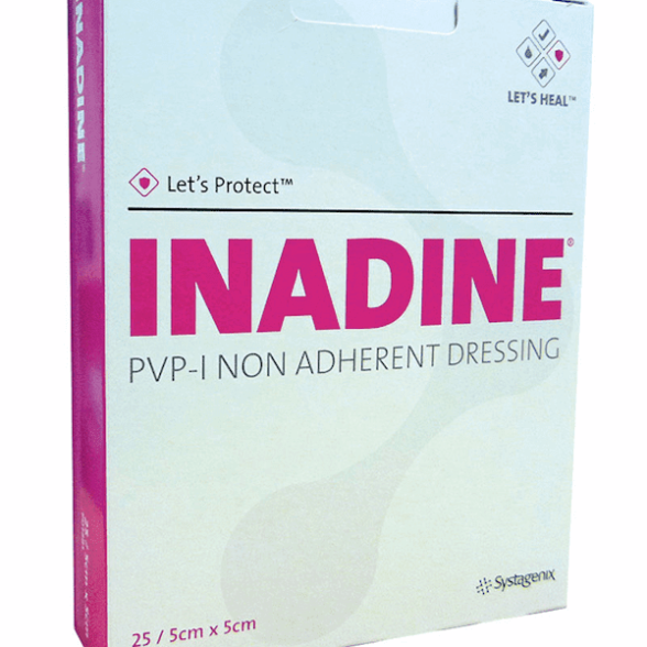 Inadine Compressas 9,5×9,5cmx25