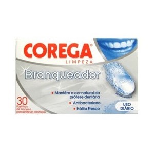 Corega Branqueador Comprimidos Efervescentes x30