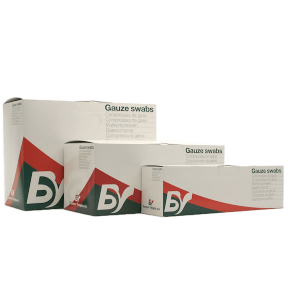 Compressas de Gaze Esterilizadas 5 x5 x12