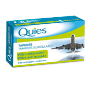 Quies Earplanes Tampão Oto Viagem Adulto x2