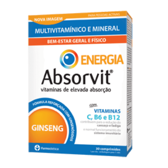 Absorvit Energia Comprimidos x30