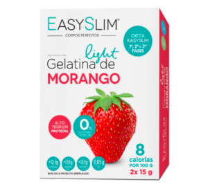 EasySlim Gelatina Light Morango 15g x2