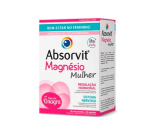 Absorvit Magnésio Mulher 30 Cápsulas + 30 comprimidos
