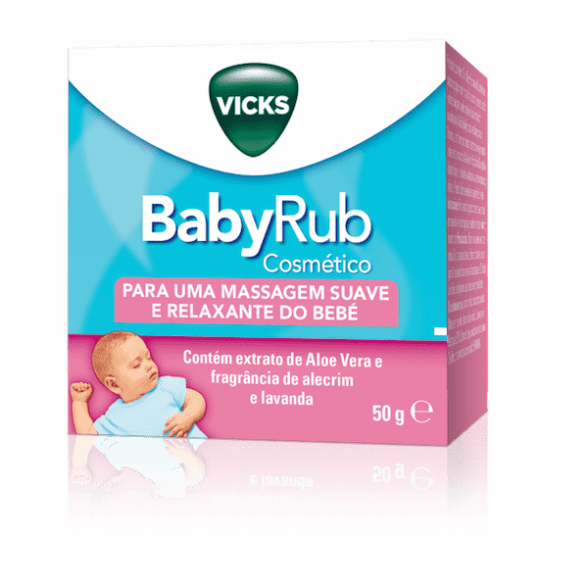 Vicks Babyrub Pomada Hidratante Calmante 50g