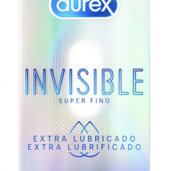 Durex Invisible Preservativos Extra Lubrificado – 12 unidades