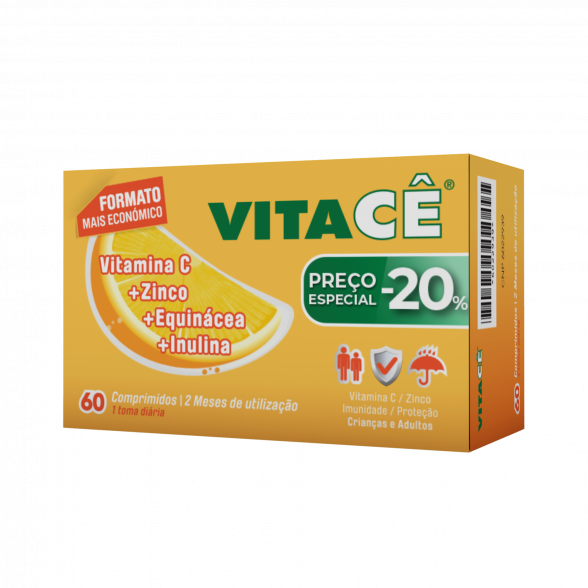 VitaCê Comprimidos Preço Especial -20% – 60 Unidade