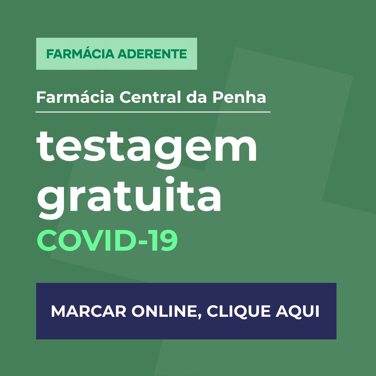 teste covid-19 gratuito - Farmacia centra da penha