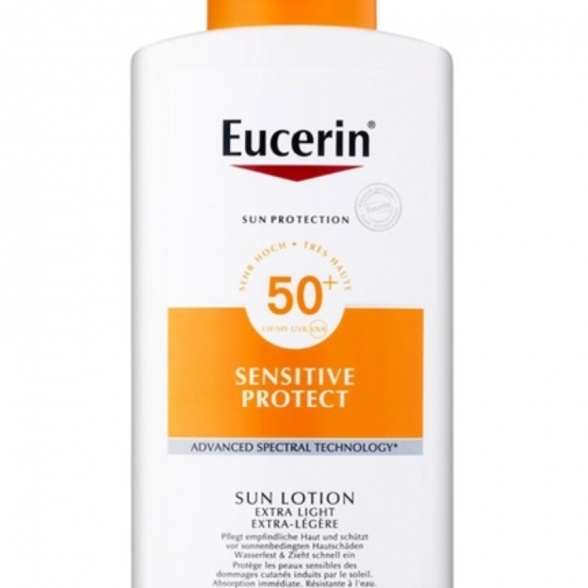 Eucerin Sun Sensitive Protect Extra Light Loção Solar SPF 50+ – 400ml