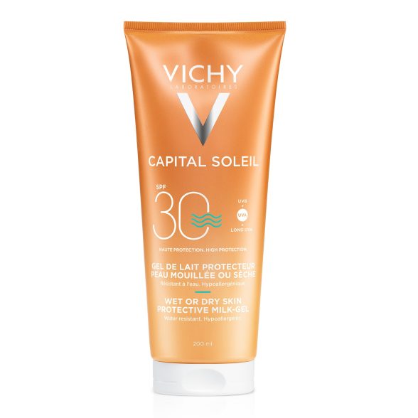 Vichy Idéal Soleil Gel-Leite Ultrafundente com Wet Technology SPF30+ – 200ml